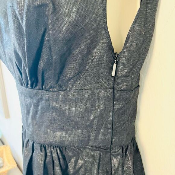 Geren Ford dresses | Metallic Black mini sleeveless XS cocktail mini dress - Picture 3 of 8